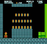 Super Mario Bros, capture d'écran